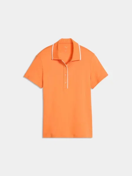 Спортивна футболка PUMA W Cloudspun Bridges Ss Polo комбінований верх помаранчевий
