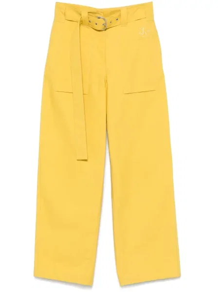 Pantaloni Jil Sander galben