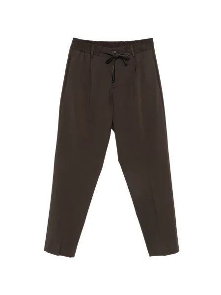 Pantaloni Daniele Alessandrini cu cordon maro