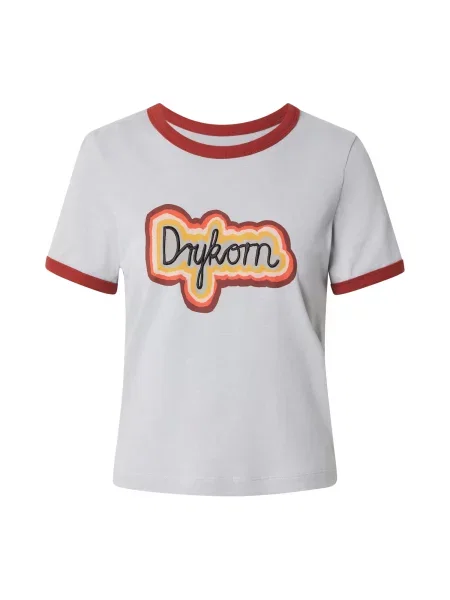DRYKORN Tricou / roșu gri