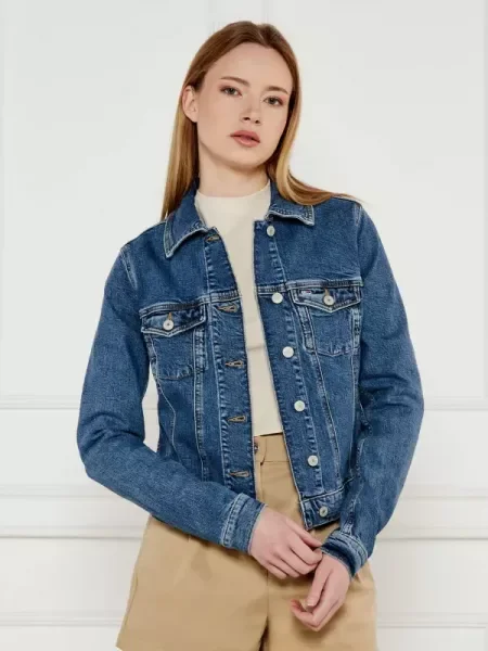 Tommy Jeans Geacă de blug VIVIANNE albastru