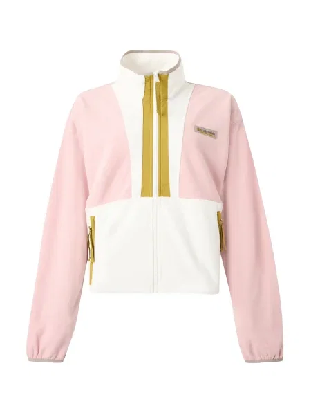 COLUMBIA Jachetă fleece funcțională Backbowl™ II verde kiwi / roz alb