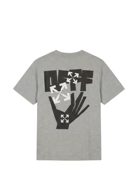Tricou Off-white cu imagine alb