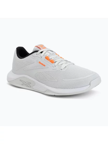 Încălțăminte de antrenament pentru bărbați Reebok Nanoflex Tr 3 grey/black/atomic tangerine negru