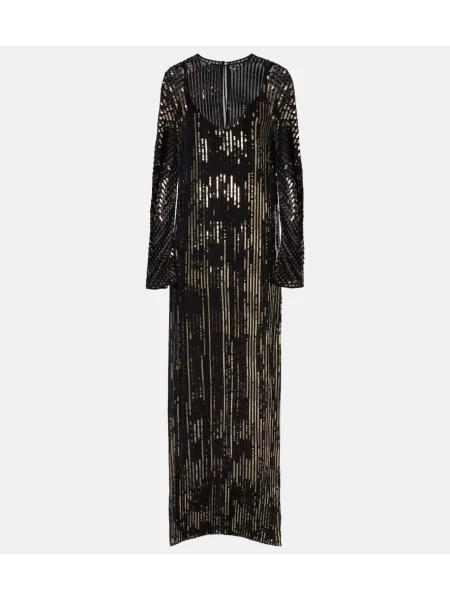 Svilena obleka Johanna Ortiz črna