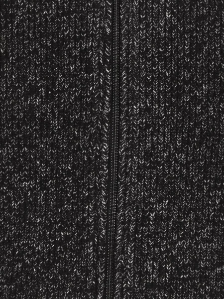 Geacă Emporio Armani tricotate negru
