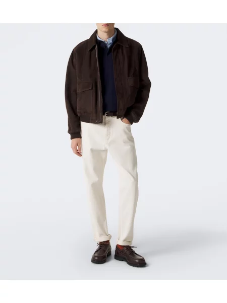 Vlnená polokošeľa Polo Ralph Lauren modrá