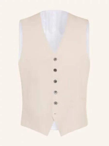 Joop! Kamizelka Do Garnituru Weazer Regular Fit beige beżowa