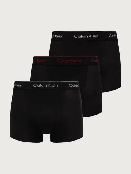 Calvin Klein Underwear testhezálló boxeralsó férfi elasztánnal csomag fekete