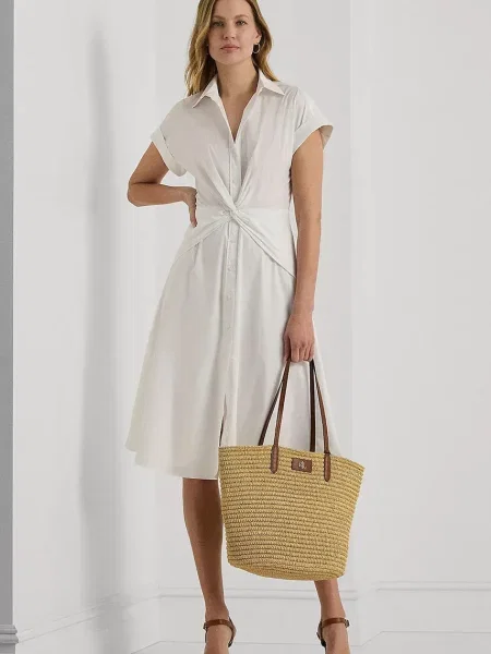 LAUREN RALPH LAUREN Rochie alb