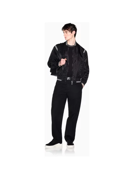 Armani Exchange Tricou bărbați cu vâscoză negru