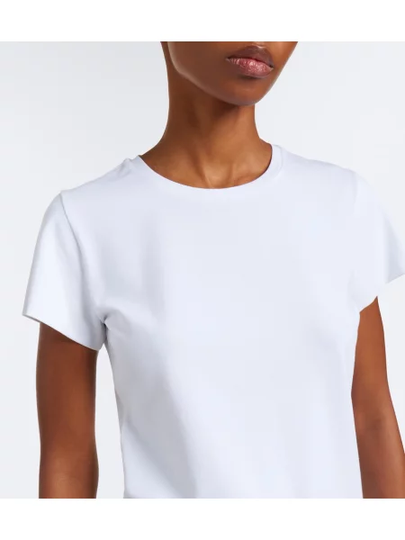 Tricou Dorothee Schumacher din jerseu alb