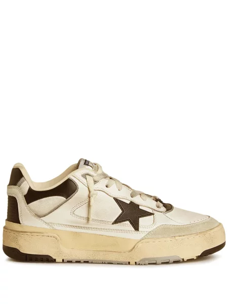 Sneakerși Golden Goose din piele alb