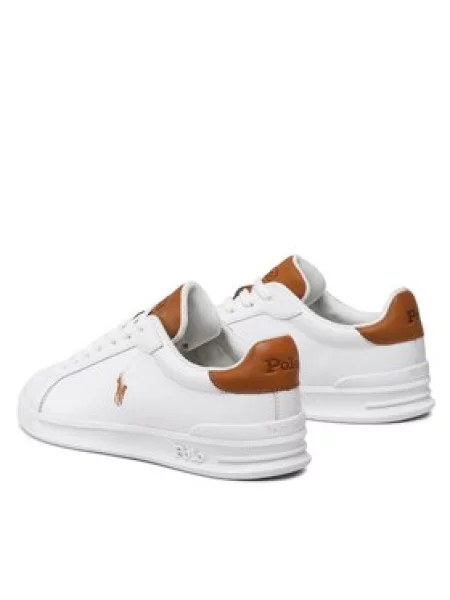 Polo Ralph Lauren Nízke tenisky hnedá biela