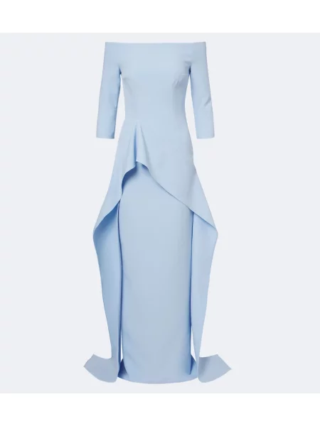 Rochie Safiyaa drapată albastru