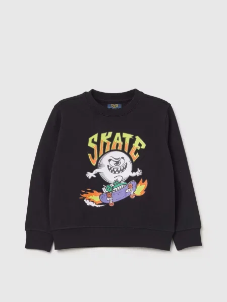 Дитячий Світшот OVS чорний