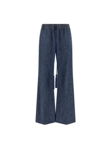 Jeansy dzwony Valentino Garavani dzwony niebieskie