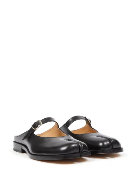 Papuci tip mules Maison Margiela din piele negru