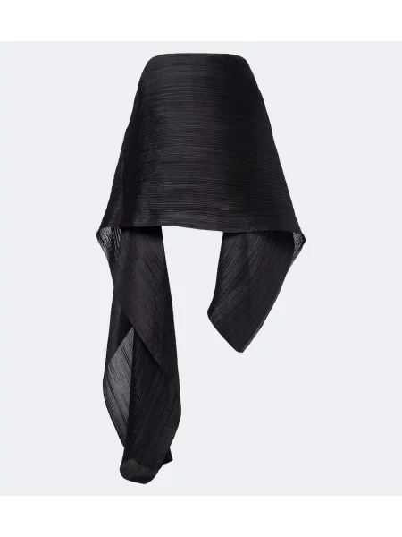 Szal Pleats Please Issey Miyake czarna