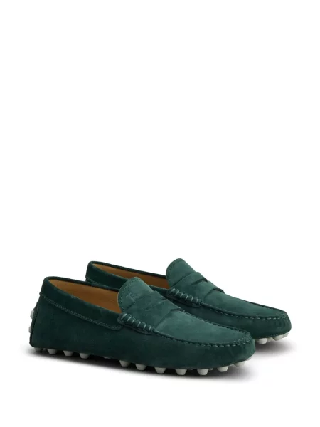 Zomšinės loaferiai Tod's žalia