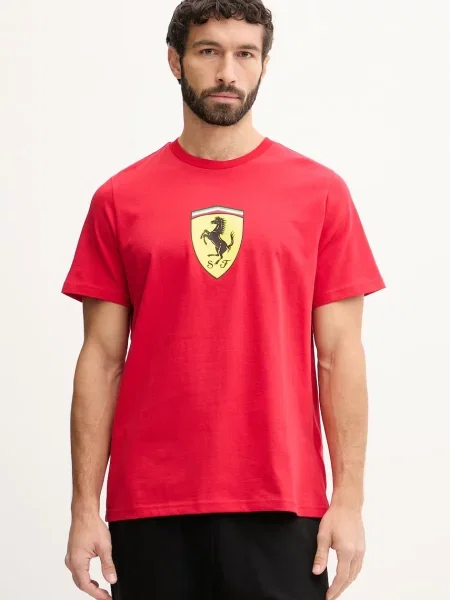 Puma t-shirt Ferrari czerwona
