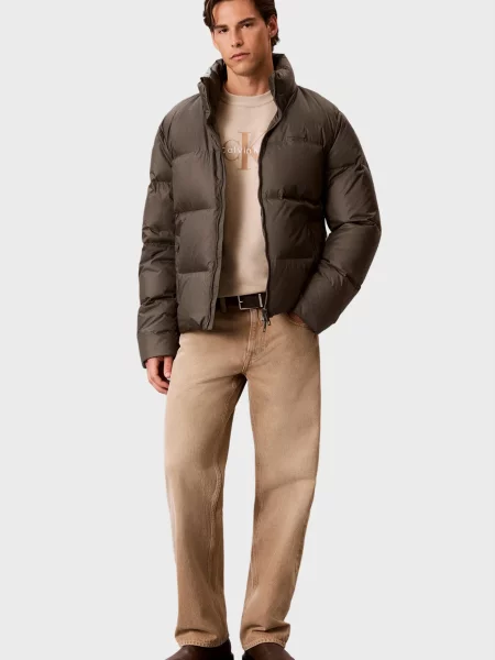 Пуховик Calvin Klein коричневий