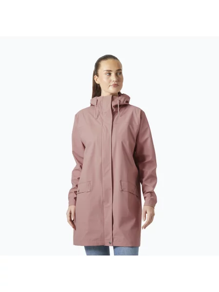 Geacă de ploaie pentru femei Helly Hansen Moss Rain Coat ash rose roz