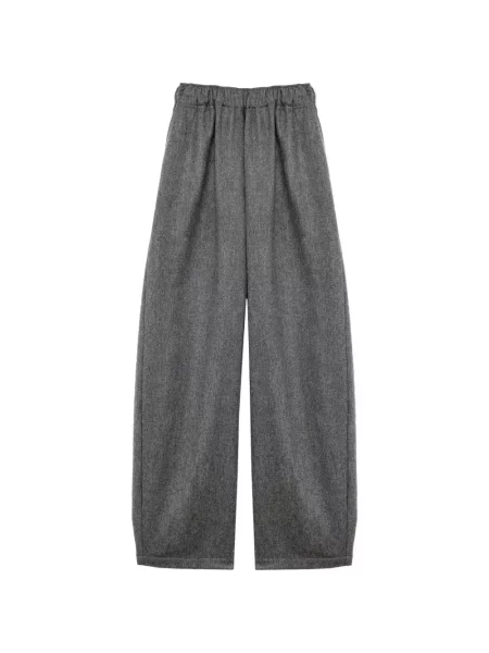 Pantaloni Thelatest cu cordon gri