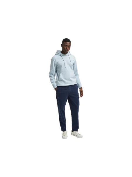 Tapered cargo nadrág Selected kék