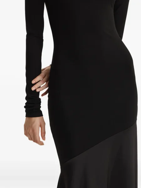 Rochie maxi 2310 Studio lungă de costum negru