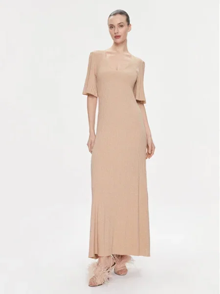 TWINSET Rochie tricotată bej