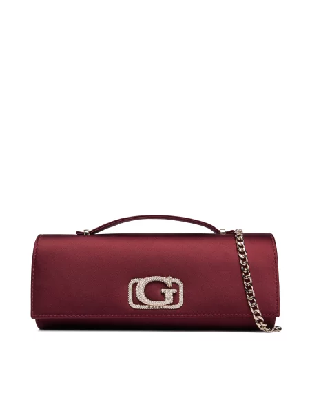 Guess Сумка Zalina Mini бордовий