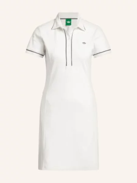 Adidas Originals Sukienka Polo Z Pikowanym Wzorem Originals weiss granatowa