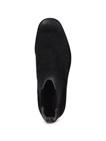 Botine chelsea Allsaints din piele de căprioară negru