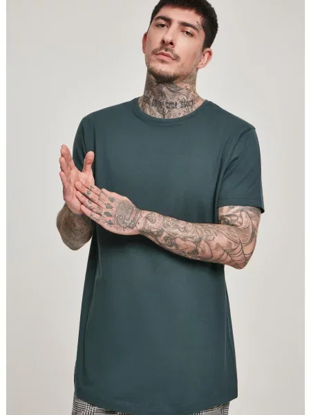 Urban Classics Tricou verde închis albastru