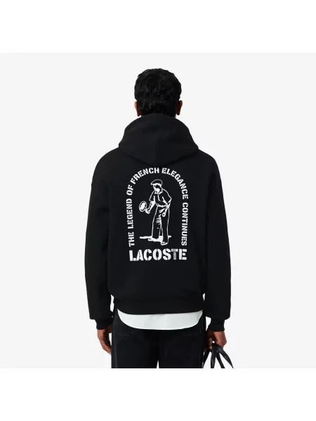 Толстовка Lacoste черная