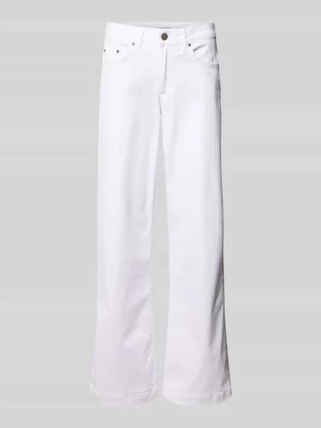 Jeansy o kroju regular fit w 5 kieszeni Smith And Soul białe
