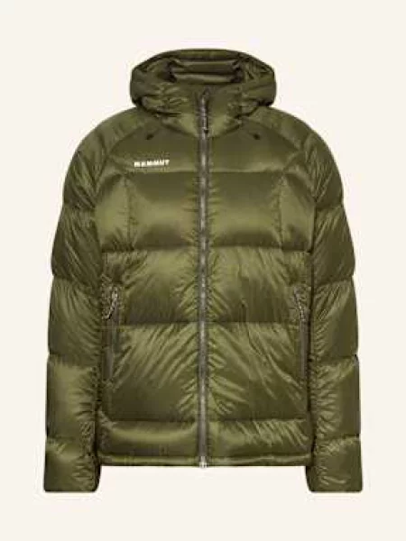 Mammut Péřová Bunda Glacier Glow In tmavě zelená