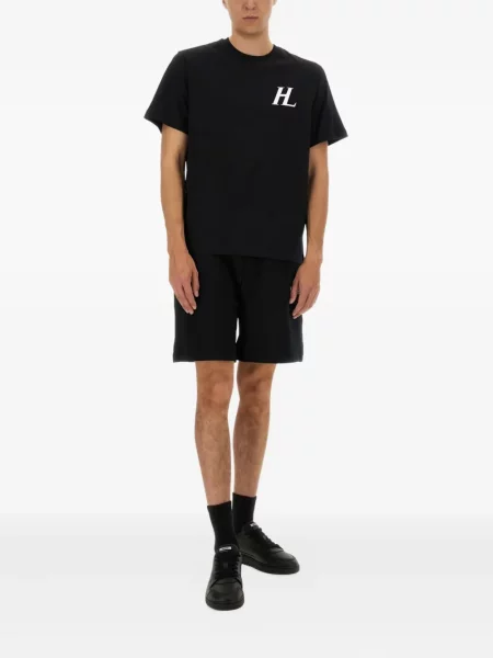 Pantaloni scurți Helmut Lang negru