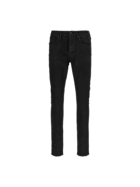 Jeansy Purple Brand z niską talią czarne