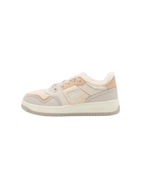 Sneakersy Tommy Hilfiger skórzane beżowe