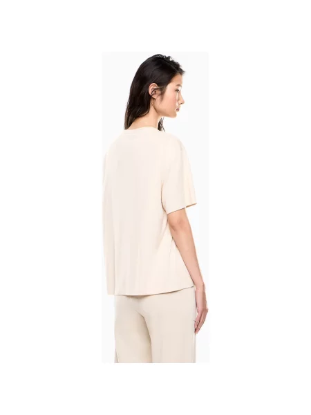 Emporio Armani Tricou funcțional CORE LADY crem bej
