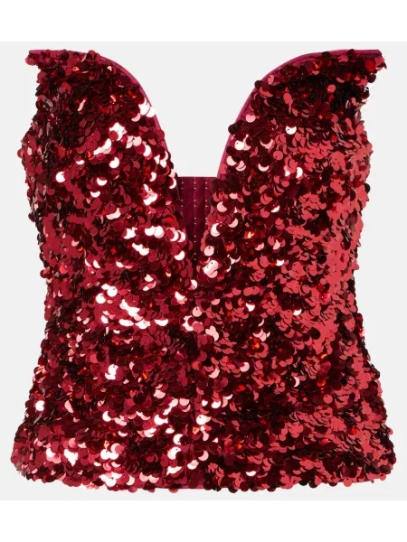 Top Self-portrait roșu