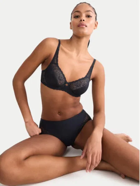 Triumph Melltartó alsó huzallal Amourette Graphic fekete