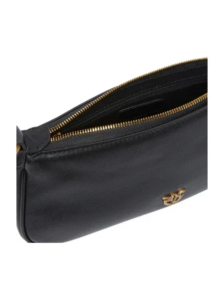 Geanta crossbody Pinko din piele negru