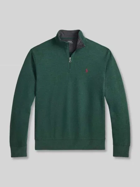 Bluza o kroju regular fit z mieszanki bawełny Polo Ralph Lauren zielona