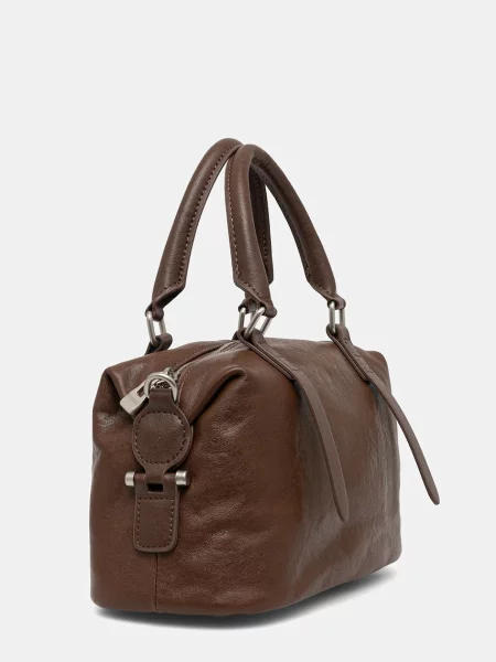 Кожаная сумка Answear.lab коричневая