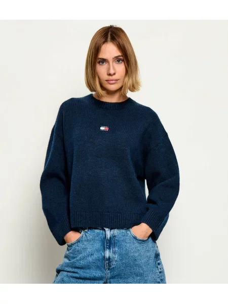 Tommy Jeans Pulover cu adaos de lână