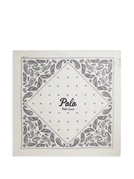 Είδος υφάσματος σκούφος Polo Ralph Lauren κλασικό με κορδόνια λευκό