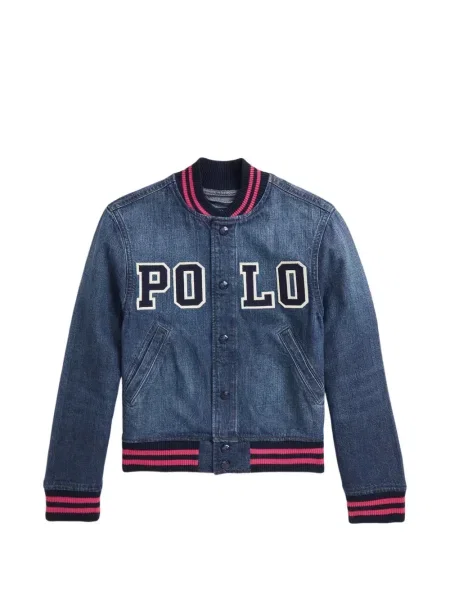 Kurtka jeansowa dziecięca Polo Ralph Lauren niebieska